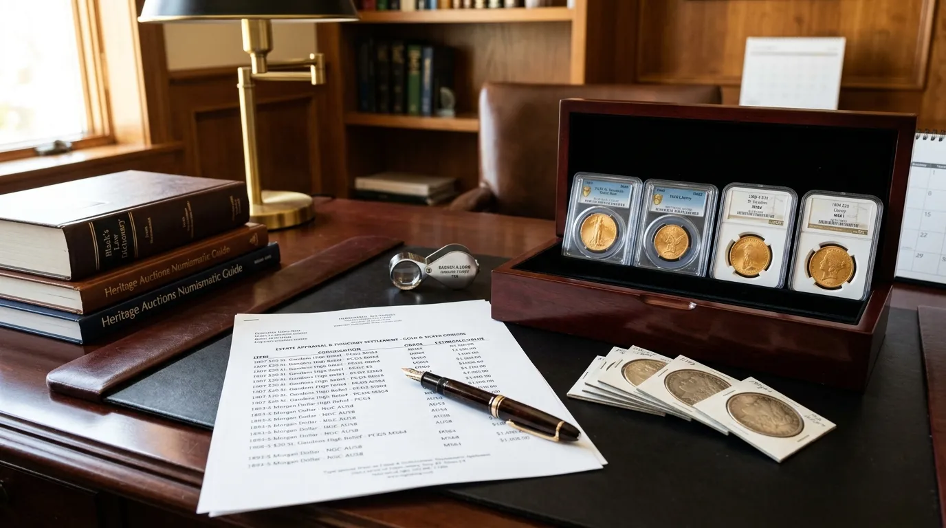 Scientific appraisal counter and fiduciary valuation desk at Arizona Coin & Bullion